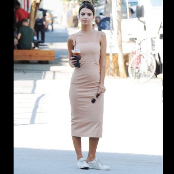 LPA Black Dress 27 ( Cut Out Back Midi Dress ) - Picture 3 of 13